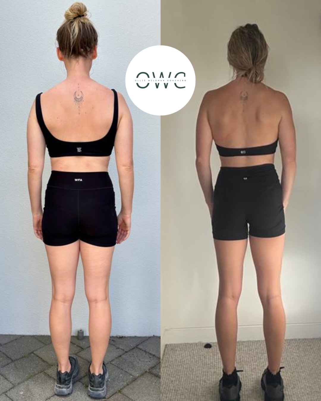 Katie — before and after transformation