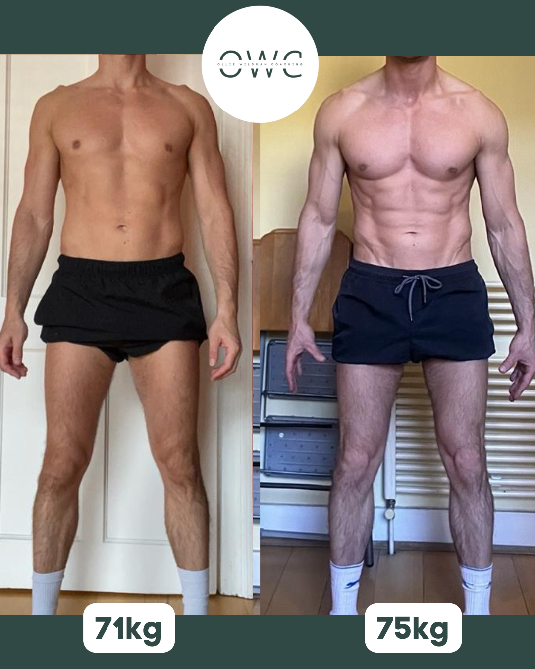 Ricky — before and after transformation